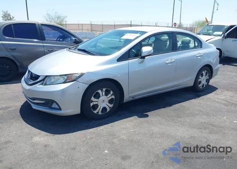 2013 Honda Civic Hybrid из США, поврежденный, VIN 19XFB4F26DE203458